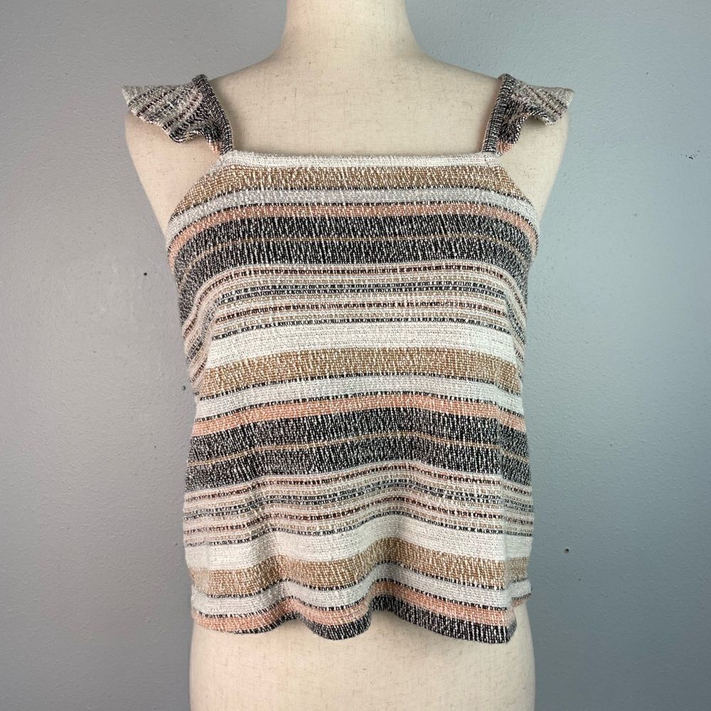 Madewell Cropped Tank Top Size M EUC